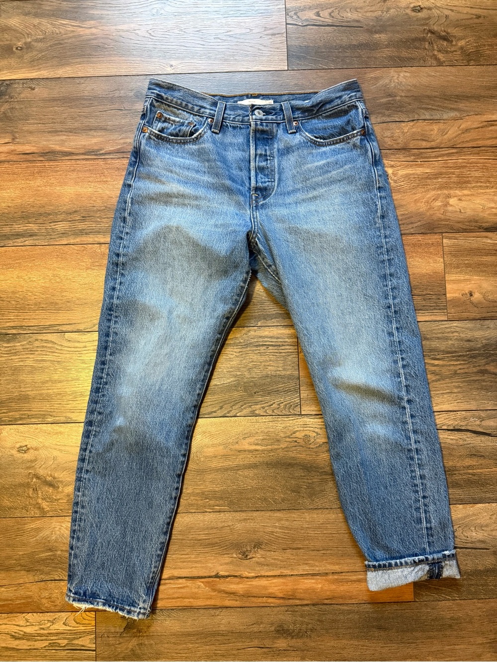 Levi Wedgie Straight Denim Jean